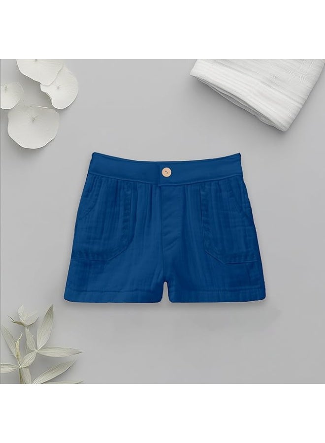 Luay® Linen Shirt & Short for Kids | Elegant & Comfortable Summer Wear | Stylish Short-Sleeve Shirt & Comfy Shorts - Image 4